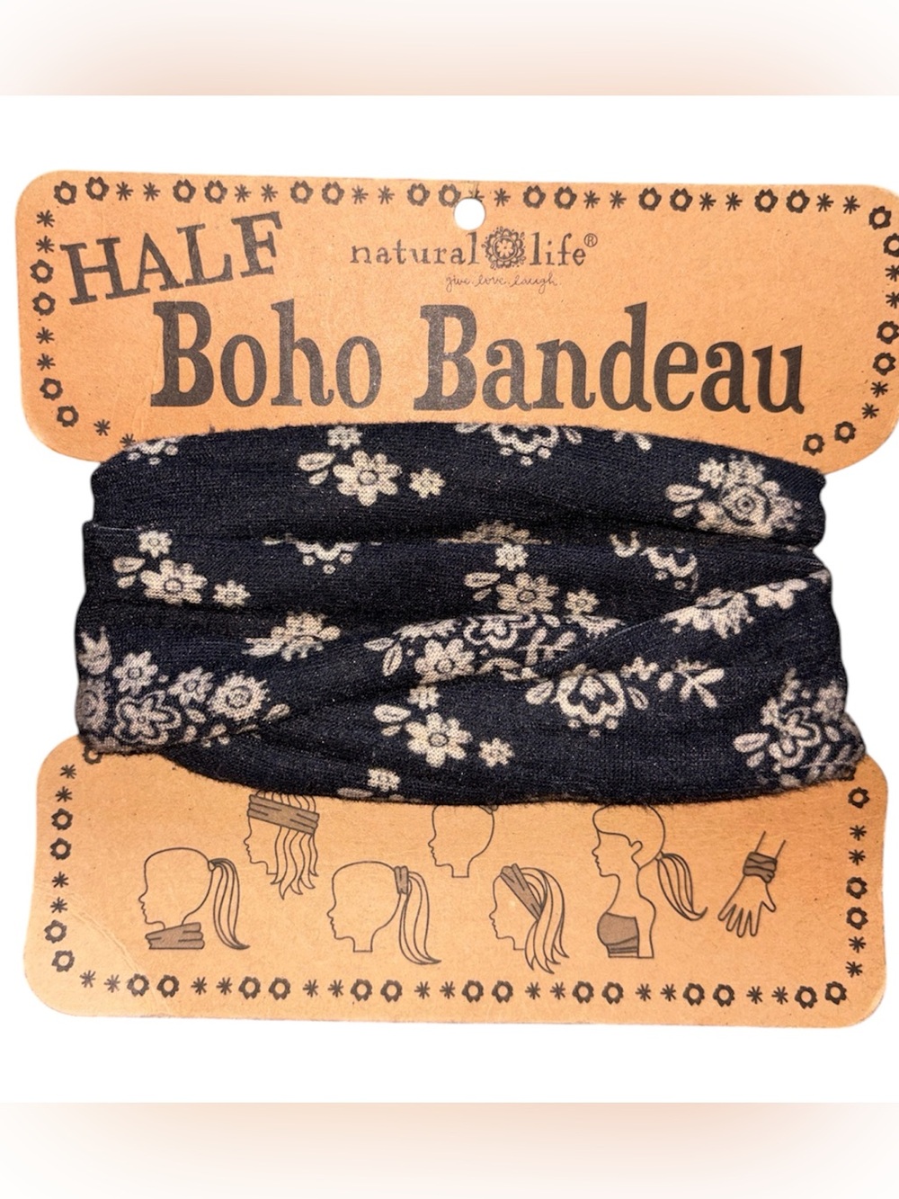 Natural Life boho bandeau hair band